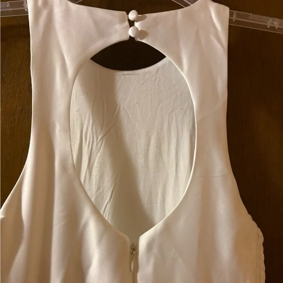 NWT BHLDN Anthropologie High Neck Satin Duchess A-Line Midi Dress - Picture 10 of 15